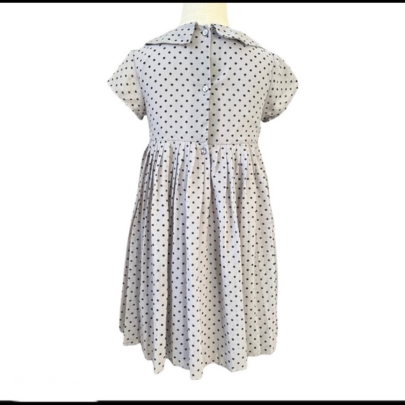 H&M girls pleated dress. Gray & black. Size 5-6y - Picture 2 of 12